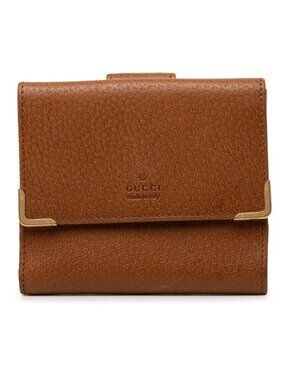 Gucci Bifold Wallet Brown Leather